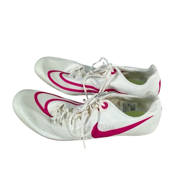 Nike JA FLY V4 T&F Sprint Spikes Sail Fierce Pink Size 11.5 NWOT Running Track - Picture 5 of 10